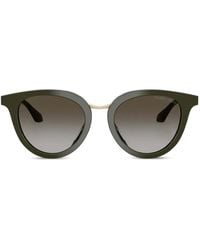 Giorgio Armani - Round-Frame Sunglasses - Lyst