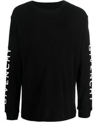 Givenchy - Logo-Print Long-Sleeve Sweatshirt - Lyst