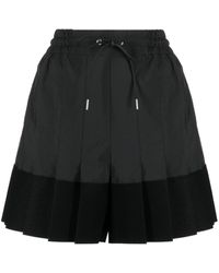 Sacai - Shorts con coulisse - Lyst