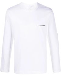 Comme des Garçons - ロゴ ロングtシャツ - Lyst
