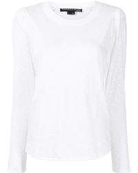 Veronica Beard - Round Neck Long-sleeved T-shirt - Lyst