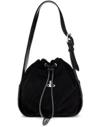 Vivienne Westwood - Stacey Leather-Trim Bucket Bag - Lyst