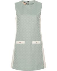 Gucci - Mouwloze Mini-jurk Met GG-jacquard - Lyst