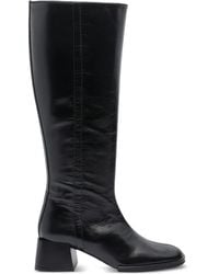 Poeve - 50Mm Leather Zip-Detail Boots - Lyst