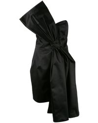 Paule Ka Satijnen Jurk - Zwart