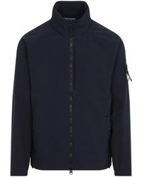 Stone Island - Jacket With High Neck And Zip Fastening - Lyst