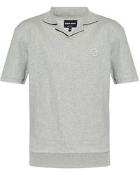 Giorgio Armani - Logo-Detail T-Shirt - Lyst