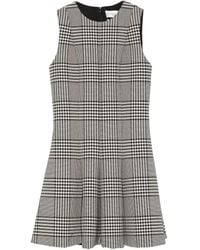 Brandon Maxwell - The Sophie Checked Mini Dress - Lyst