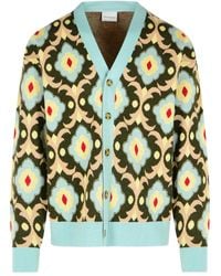 Drole de Monsieur - Cardigan À Motif En Jacquard - Lyst