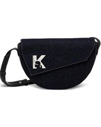 Karl Lagerfeld - Mini-Tasche mit Logo-Schild - Lyst