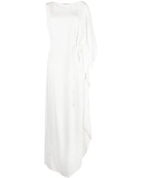 Alberta Ferretti - One-Shoulder Draped Maxi Dress - Lyst