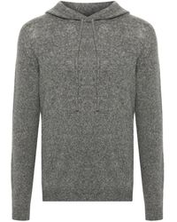 Roberto Collina - Knitted Hoodie - Lyst