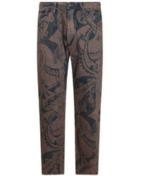 Vivienne Westwood - Bizarre Print Straight-Leg Jeans - Lyst