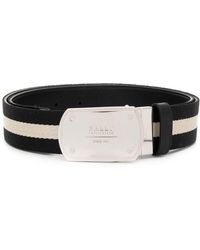 Bally Striped belt - Noir