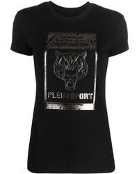 Philipp Plein - T-shirt Met Tijgerprint - Lyst