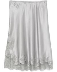 Carine Gilson - Rok Met Afwerking Van Kant - Lyst