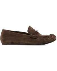 Casadei - C-Chain Suede Loafers - Lyst