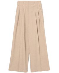 James Perse - Belt-Loop Pleated Trousers - Lyst