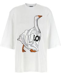 Moschino - T-shirt à imprimé avant - Lyst