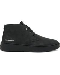 Karl Lagerfeld - Stringate Con Lacci E Borchie - Lyst