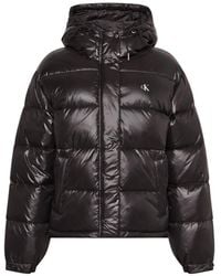 Calvin Klein - Hooded Puffer Jacket - Lyst