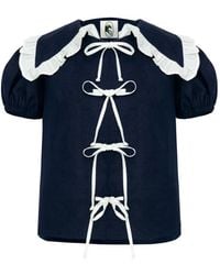 Sleeper - Blouse Puff En Lin - Lyst