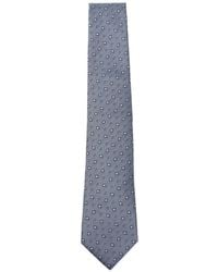 BOSS - One Patterned Silk-Jacquard Tie - Lyst