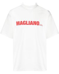 Magliano - Logo-print Cotton T-shirt - Lyst