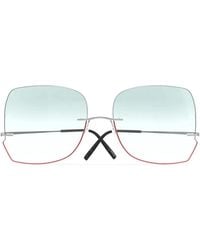 Silhouette - Titan Minimal Art Stellar Butterfly-Frame Sunglasses - Lyst