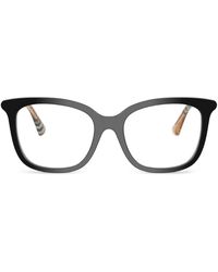 Burberry - Geometric-Frame Glasses - Lyst