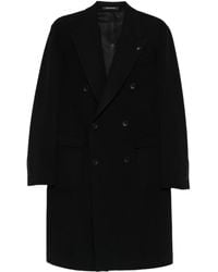 Tagliatore - Double-Breasted Wool-Blend Coat - Lyst