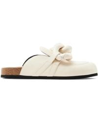 JW Anderson - Chain-Detail Leather Mules - Lyst