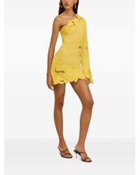 Cult Gaia Zamariah Mini Dress in Green | Lyst