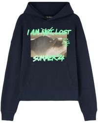 Palm Angels - Graphic-Print Cotton Hoodie - Lyst