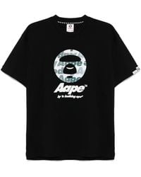 Aape By A Bathing Ape - Logo-Print T-Shirt - Lyst