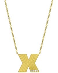 LEIGH MAXWELL - Collana Letter X - Lyst