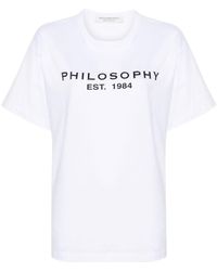 Philosophy Di Lorenzo Serafini - T-shirt con stampa - Lyst