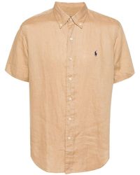 Polo Ralph Lauren - Polo Pony-motif Linen Shirt - Lyst