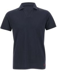 Peuterey - Cotton And Silk Polo Shirt - Lyst