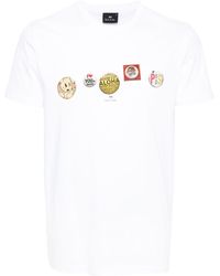 PS by Paul Smith - T-shirt en coton à logo imprimé - Lyst