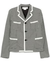 Comme des Garçons - Check-Print Shirt Jacket - Lyst