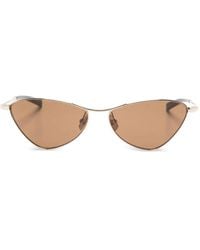 Saint Laurent - Sl830 Geometric-Frame Sunglasses - Lyst