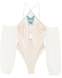 Mazzei - Beaded-Butterfly Swimsuit - Lyst