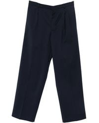 Amaranto - Broek Met Geplooid Detail - Lyst