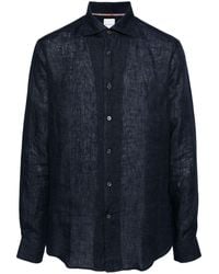 Paul Smith - Long-Sleeve Linen Shirt - Lyst