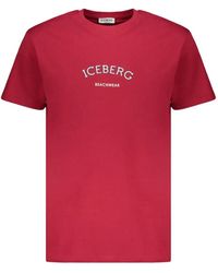 Iceberg - Logo-Print Short-Sleeve T-Shirt - Lyst