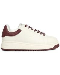 Emporio Armani - Logo Lace-Up Sneakers - Lyst