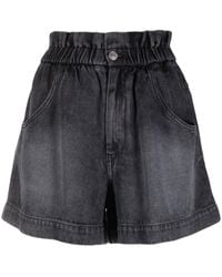 Isabel Marant - Titea Jeans-Shorts mit elastischem Bund - Lyst