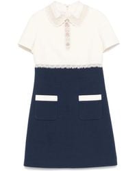 Valentino Garavani - Colourblock Mini Dress - Lyst