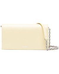 Jil Sander - Engraved-Logo Leather Crossbody Bag - Lyst
